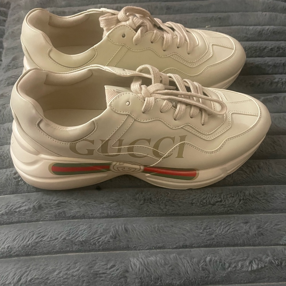 Authentic Gucci Sneakers (Men’s US 11.5 / EU 45) + Gucci Polo